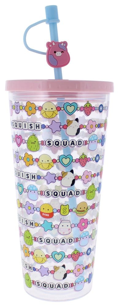 🧪 LAB | SU ORDINAZIONE Squishmallows Tumbler with Straw Squish Squad 700 ml