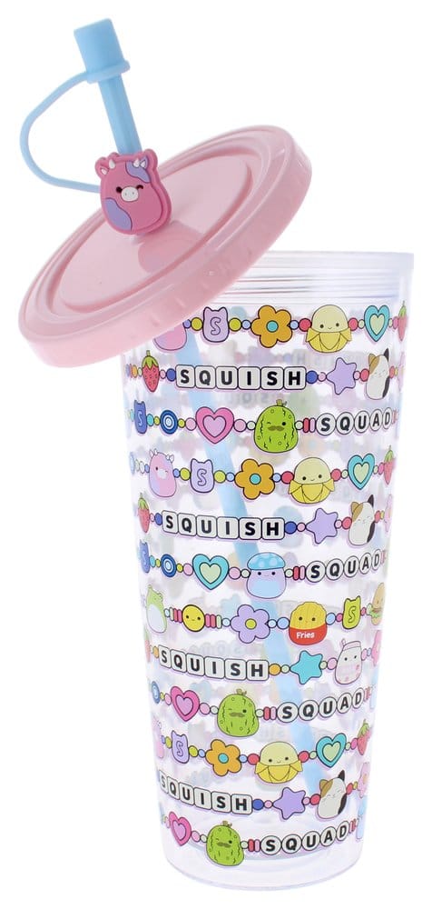 🧪 LAB | SU ORDINAZIONE Squishmallows Tumbler with Straw Squish Squad 700 ml