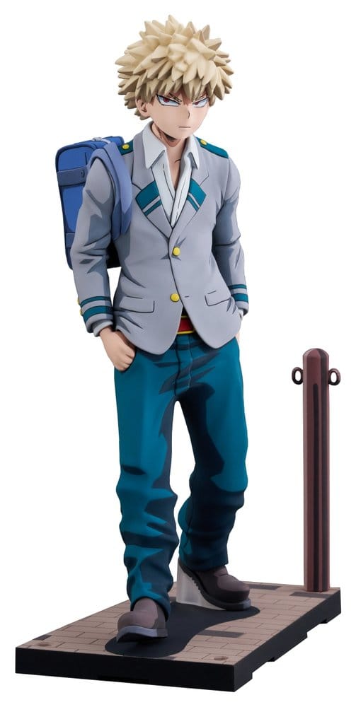 PREORDINE+ 11/2026 My Hero Academia PVC Figure 1/8 Katsuki Bakugo U.A. High School Uniform 2Dimensioning version 23 cm