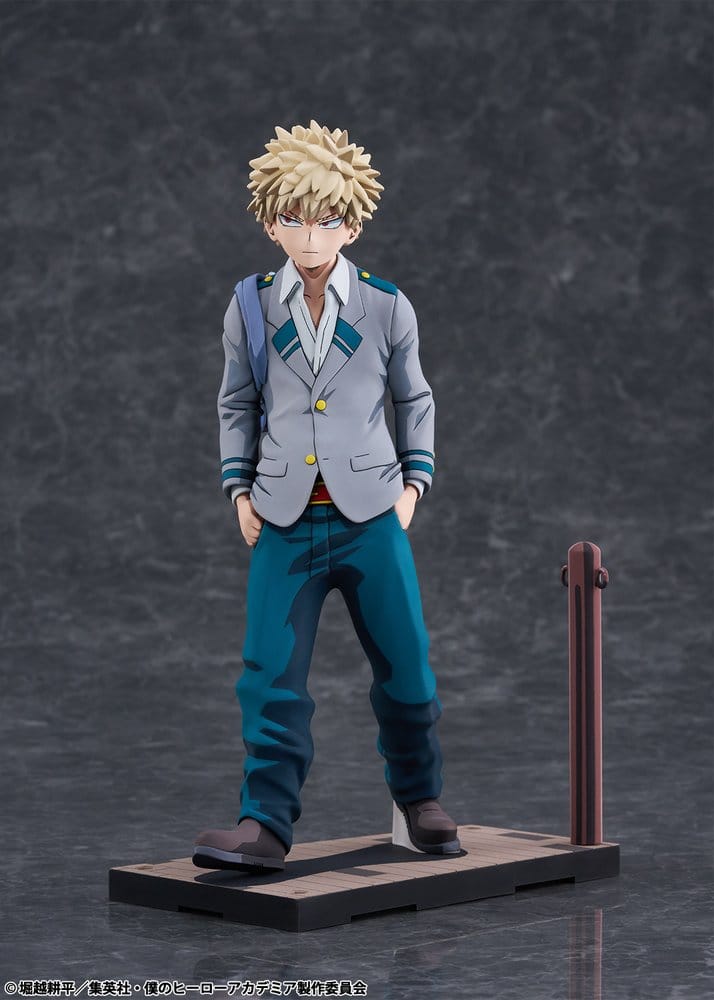 PREORDINE+ 11/2026 My Hero Academia PVC Figure 1/8 Katsuki Bakugo U.A. High School Uniform 2Dimensioning version 23 cm