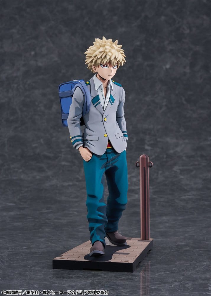 PREORDINE+ 11/2026 My Hero Academia PVC Figure 1/8 Katsuki Bakugo U.A. High School Uniform 2Dimensioning version 23 cm