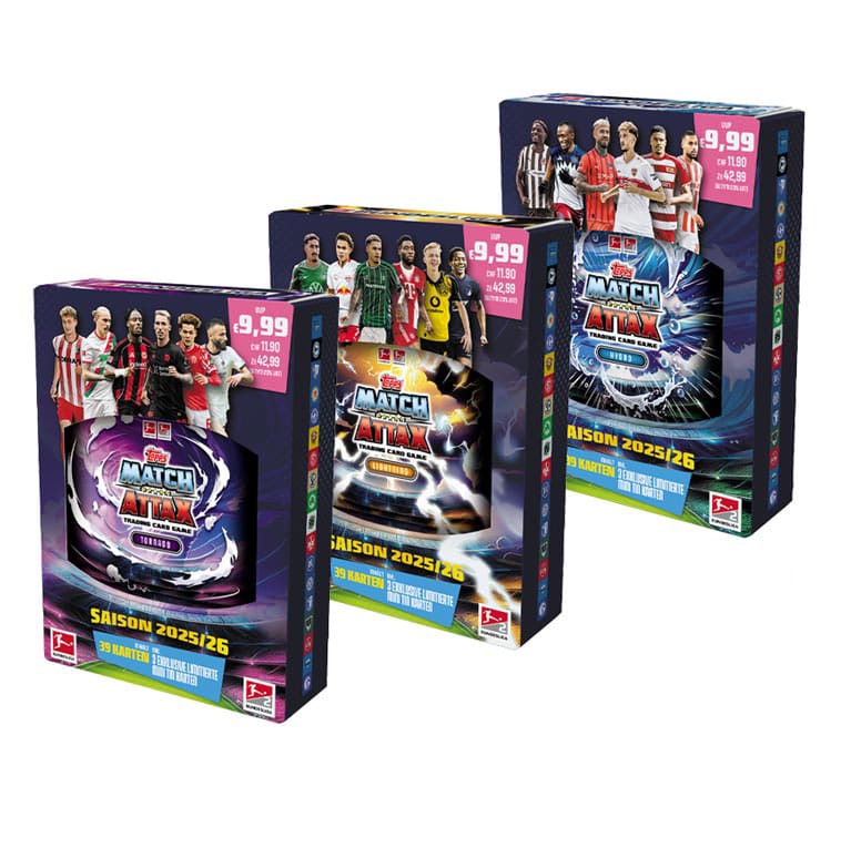 Bundesliga Match Attax Sammelkarten 2025/26 – Mini-Dose (auf Bestellung gefertigt)