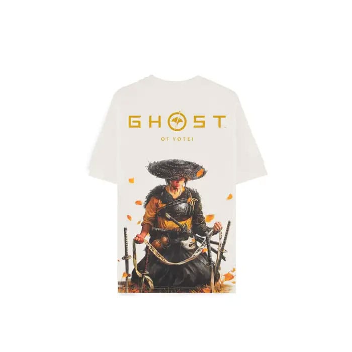 Ghost of Yotei T-Shirt, Samurai-Stil, lockere Passform, Größe M (auf Bestellung gefertigt)