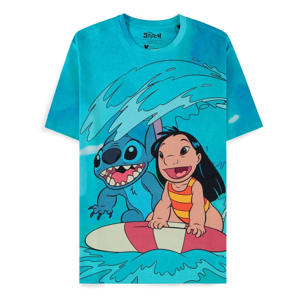 SU ORDINAZIONE Lilo & Stitch T-Shirt Surf Together Size L *PREZZO SPECIALE*