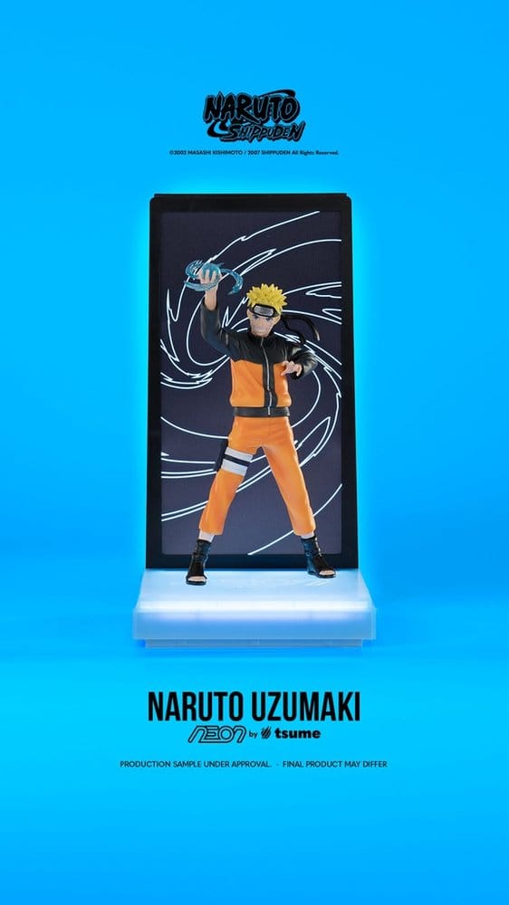 PREORDINE+ 07/2026 Naruto Neon Figure 1/9 Naruto Uzumaki 25 cm