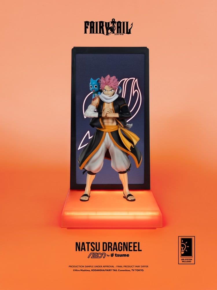 PREORDINE+ 07/2026 Fairy Tail Neon Figure 1/9 Natsu Dragneel 25 cm