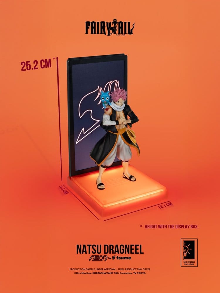 PREORDINE+ 07/2026 Fairy Tail Neon Figure 1/9 Natsu Dragneel 25 cm