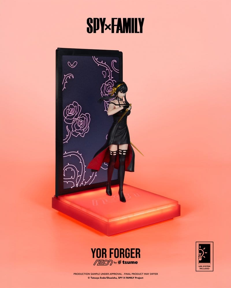 PREORDINE+ 01/2027 Spy x Family Neon Figure 1/9 Yor Forger 20 cm