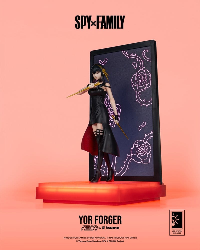PREORDINE+ 01/2027 Spy x Family Neon Figure 1/9 Yor Forger 20 cm