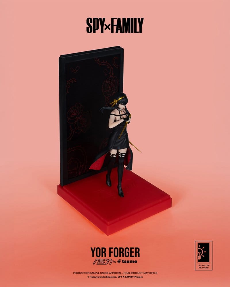 PREORDINE+ 01/2027 Spy x Family Neon Figure 1/9 Yor Forger 20 cm