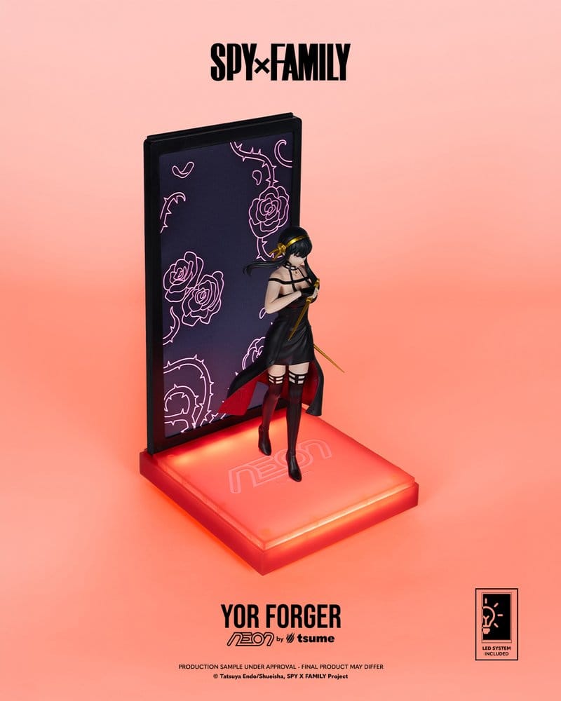 PREORDINE+ 01/2027 Spy x Family Neon Figure 1/9 Yor Forger 20 cm