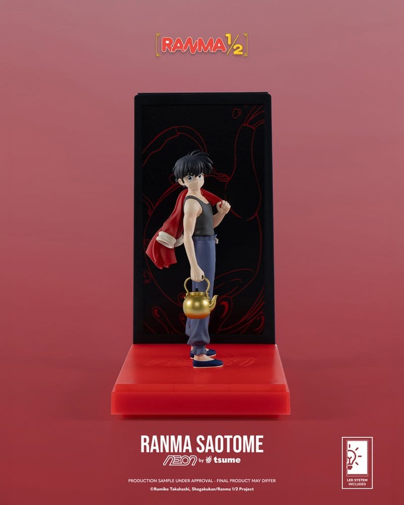 PREORDINE+ 01/2027 Ranma Neon Figure 1/9 Ranma Saotome Boy 20 cm