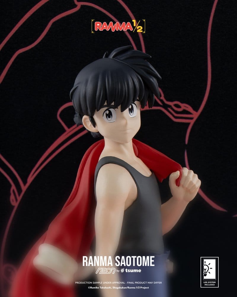PREORDINE+ 01/2027 Ranma Neon Figure 1/9 Ranma Saotome Boy 20 cm