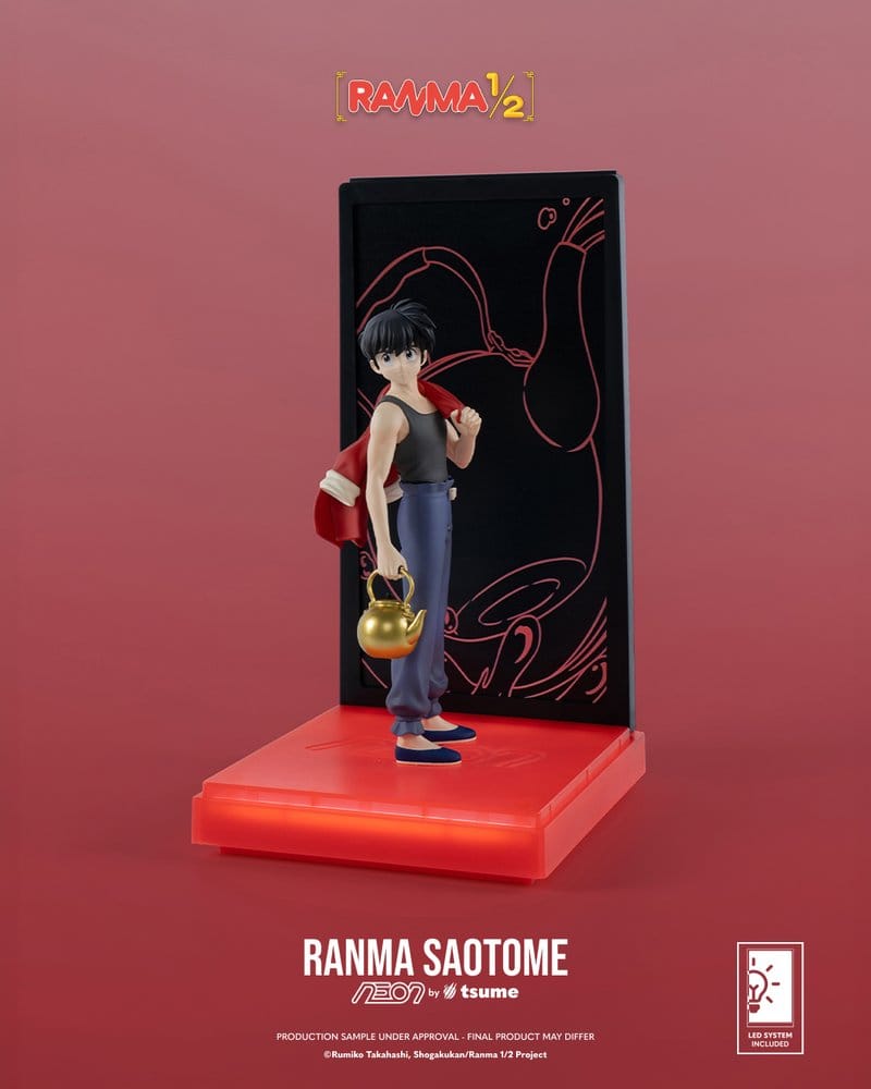 PREORDINE+ 01/2027 Ranma Neon Figure 1/9 Ranma Saotome Boy 20 cm