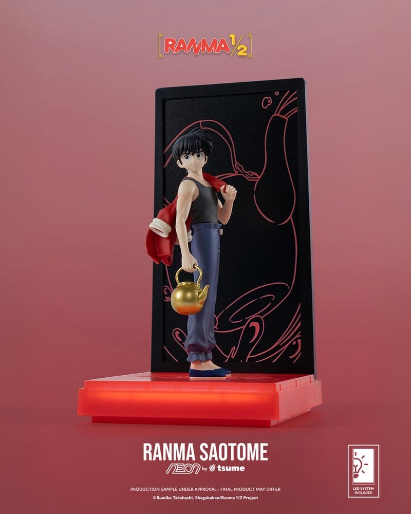 PREORDINE+ 01/2027 Ranma Neon Figure 1/9 Ranma Saotome Boy 20 cm