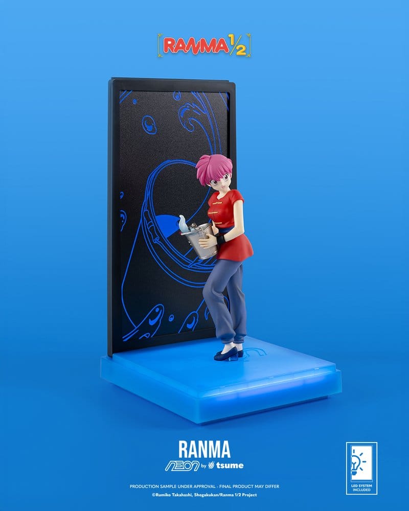 PREORDINE+ 01/2027 Ranma Neon Figure 1/9 Ranma Saotome Girl 20 cm