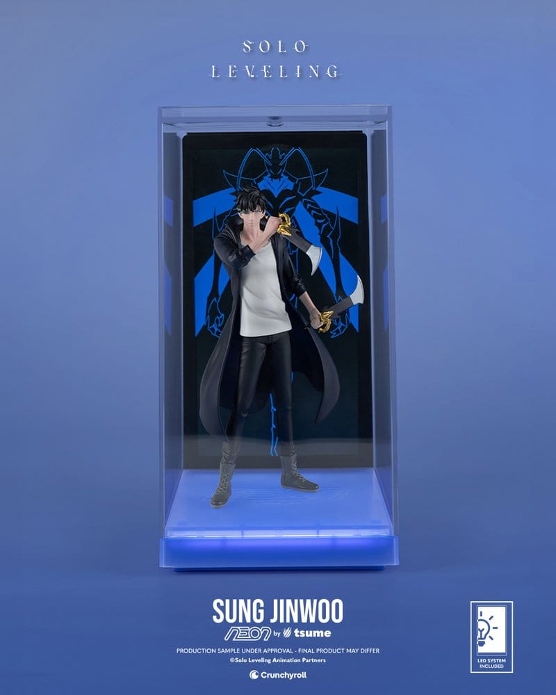 PREORDINE+ 01/2027 Solo Leveling Neon Figure 1/9 Sung Jinwoo 20 cm