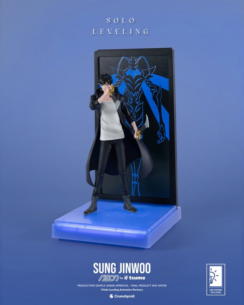 PREORDINE+ 01/2027 Solo Leveling Neon Figure 1/9 Sung Jinwoo 20 cm