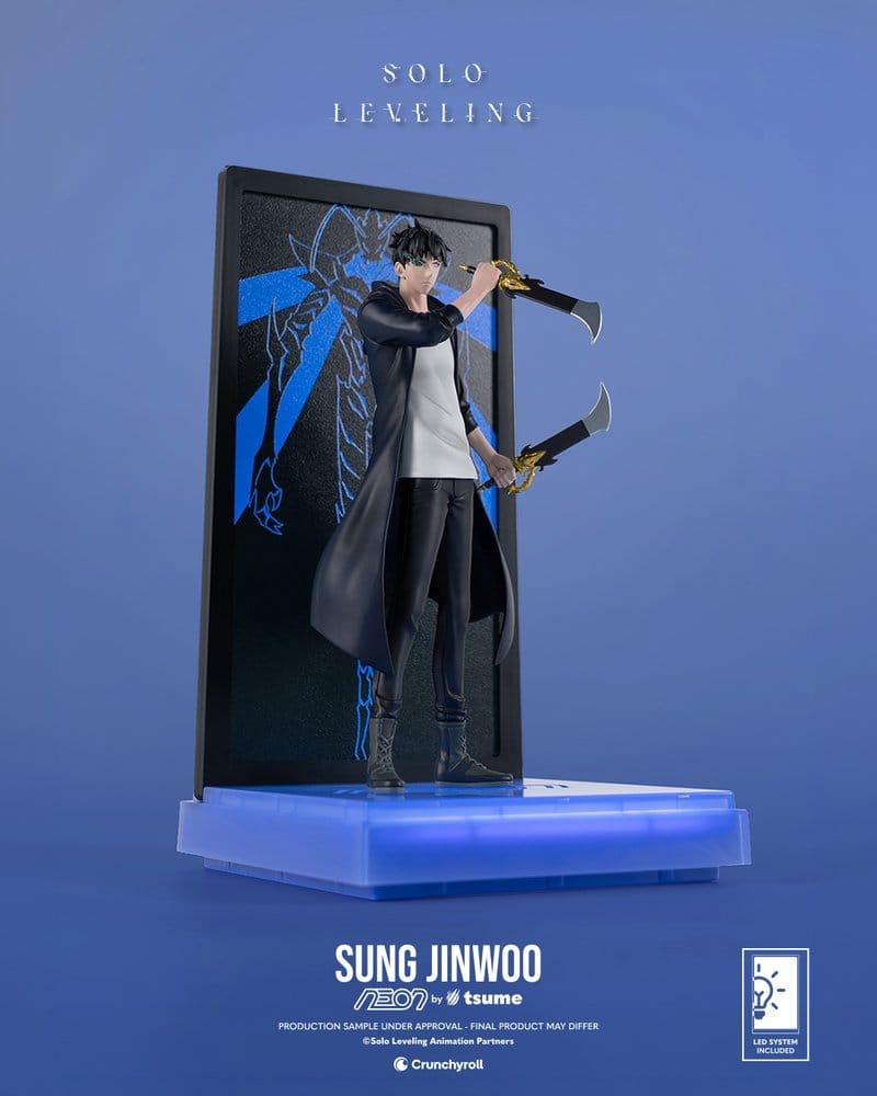 PREORDINE+ 01/2027 Solo Leveling Neon Figure 1/9 Sung Jinwoo 20 cm