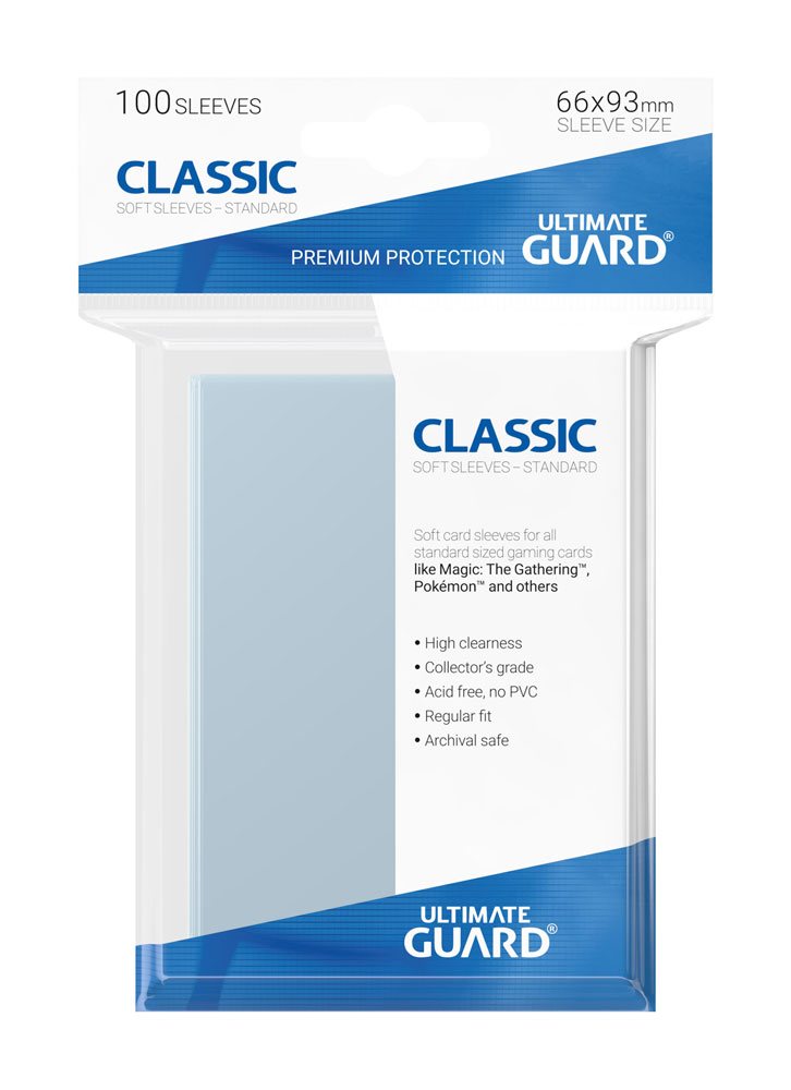 SU ORDINAZIONE Ultimate Guard Classic Sleeves Standard Size (100)