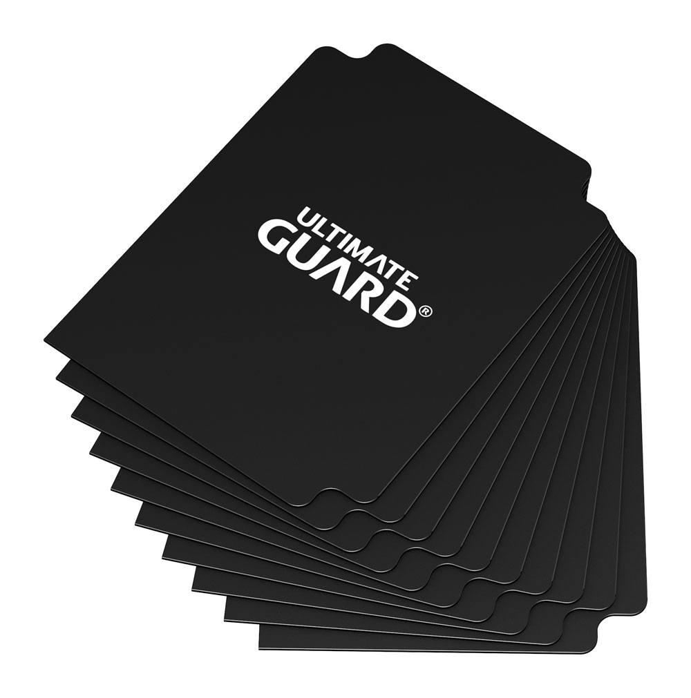 SU ORDINAZIONE Ultimate Guard Card Dividers Standard Size (10) - Black