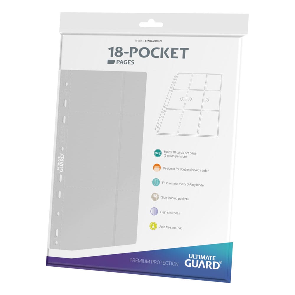 SU ORDINAZIONE Ultimate Guard 18-Pocket Pages Side-Loading (10) - White