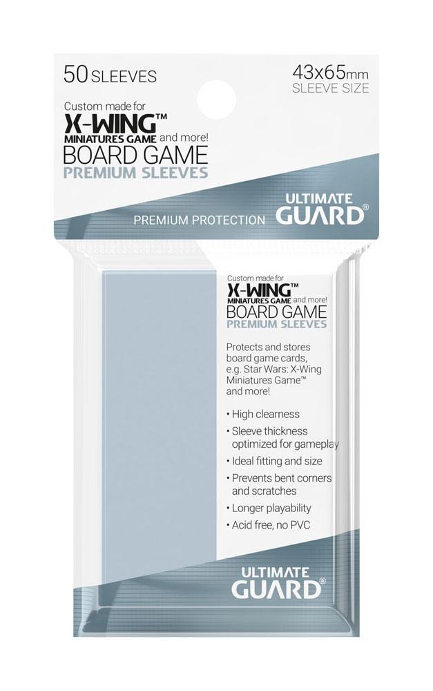 SU ORDINAZIONE Ultimate Guard Board Game Sleeves (50) - X-Wing Miniatures Game *PREZZO SPECIALE*