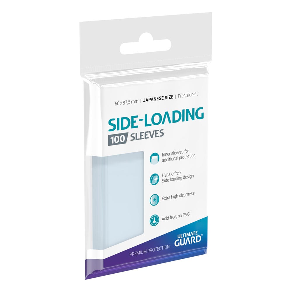 SU ORDINAZIONE Ultimate Guard Precise-Fit Sleeves Japanese Size (100) - Side-Loading
