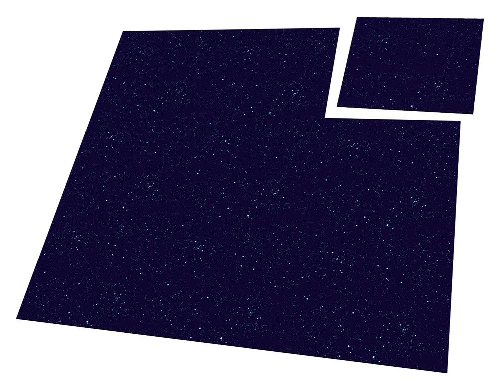 AUF BESTELLUNG Ultimate Guard Battle-Tiles 1' Dark Space 30 x 30 cm (9) *SONDERPREIS*