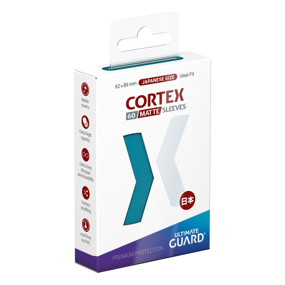SU ORDINAZIONE Ultimate Guard Cortex Sleeves Matte Japanese Size (60) - Petrol
