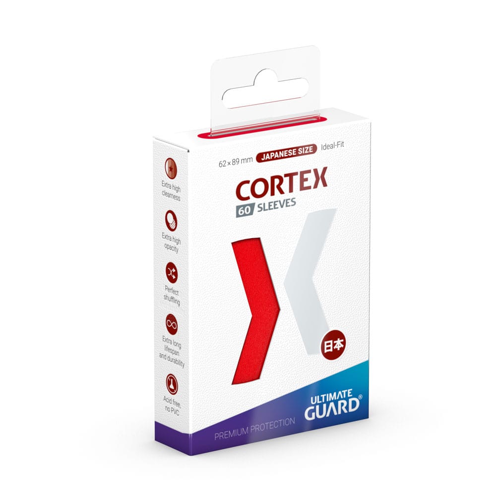 SU ORDINAZIONE Ultimate Guard Cortex Sleeves Japanese Size (60) - Red