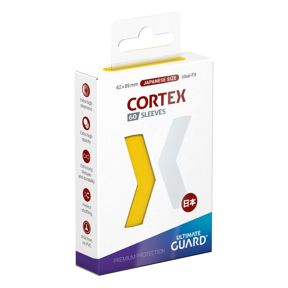 SU ORDINAZIONE Ultimate Guard Cortex Sleeves Japanese Size (60) - Yellow