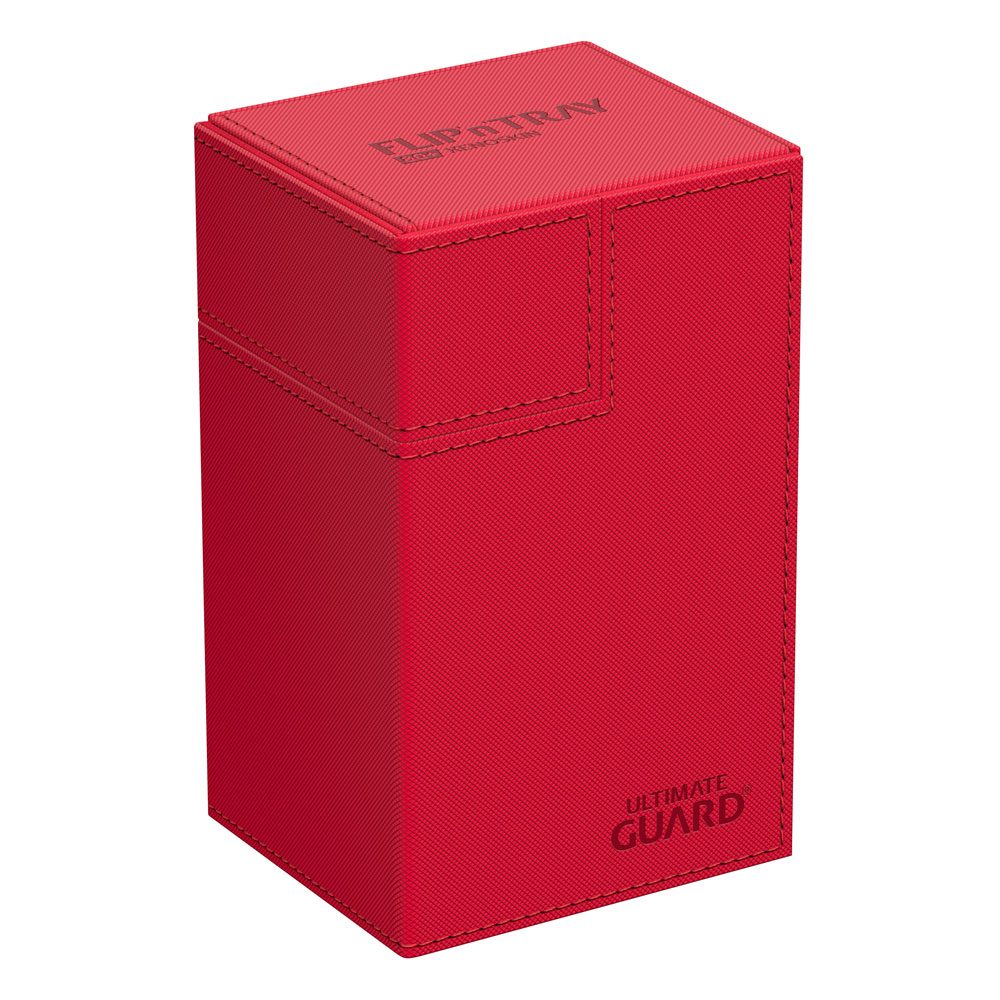 SU ORDINAZIONE Ultimate Guard Flip'n'Tray 80+  Xenoskin - Red *PREZZO SPECIALE*
