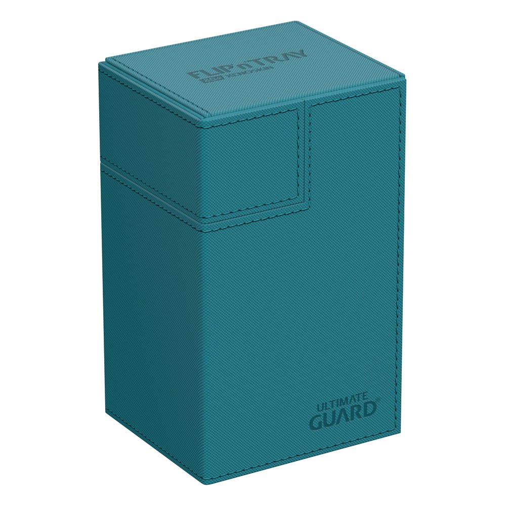 AUF BESTELLUNG GEFERTIGT Ultimate Guard Flip'n'Tray 80+ Xenoskin - Petrol *SONDERPREIS*