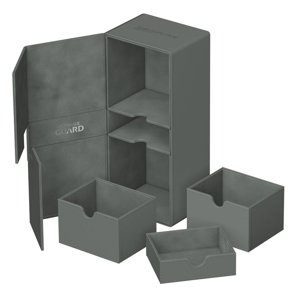 SU ORDINAZIONE Ultimate Guard Twin Flip'n'Tray 266+ Xenoskin - Grey