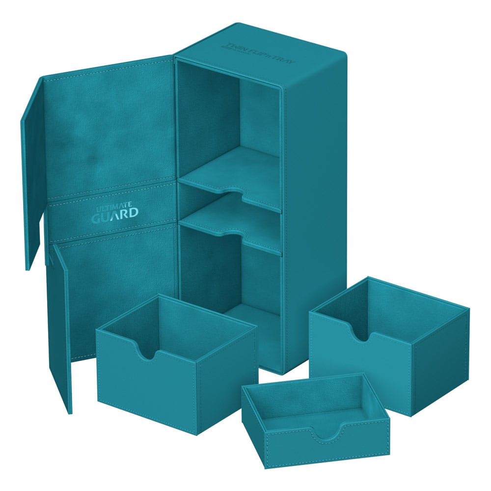 AUF BESTELLUNG Ultimate Guard Twin Flip'n'Tray 266+ Xenoskin - Petrol