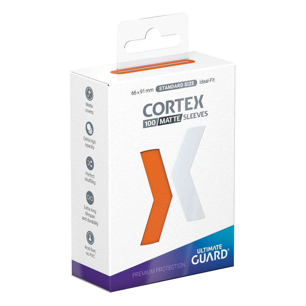 AUF BESTELLUNG Ultimate Guard Cortex Sleeves Matt Standardgröße (100) - Orange
