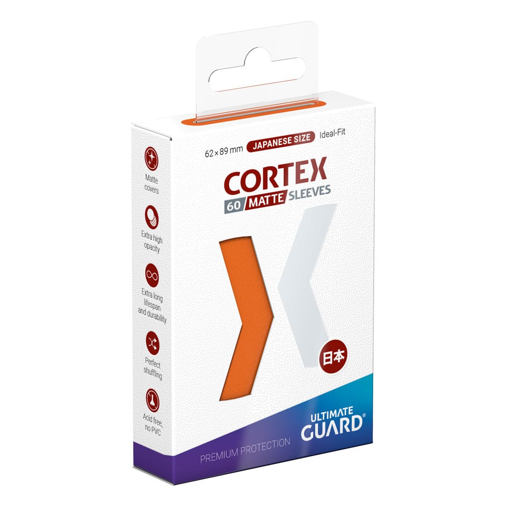 AUF BESTELLUNG Ultimate Guard Cortex Sleeves Matt Japanische Größe (60) - Orange