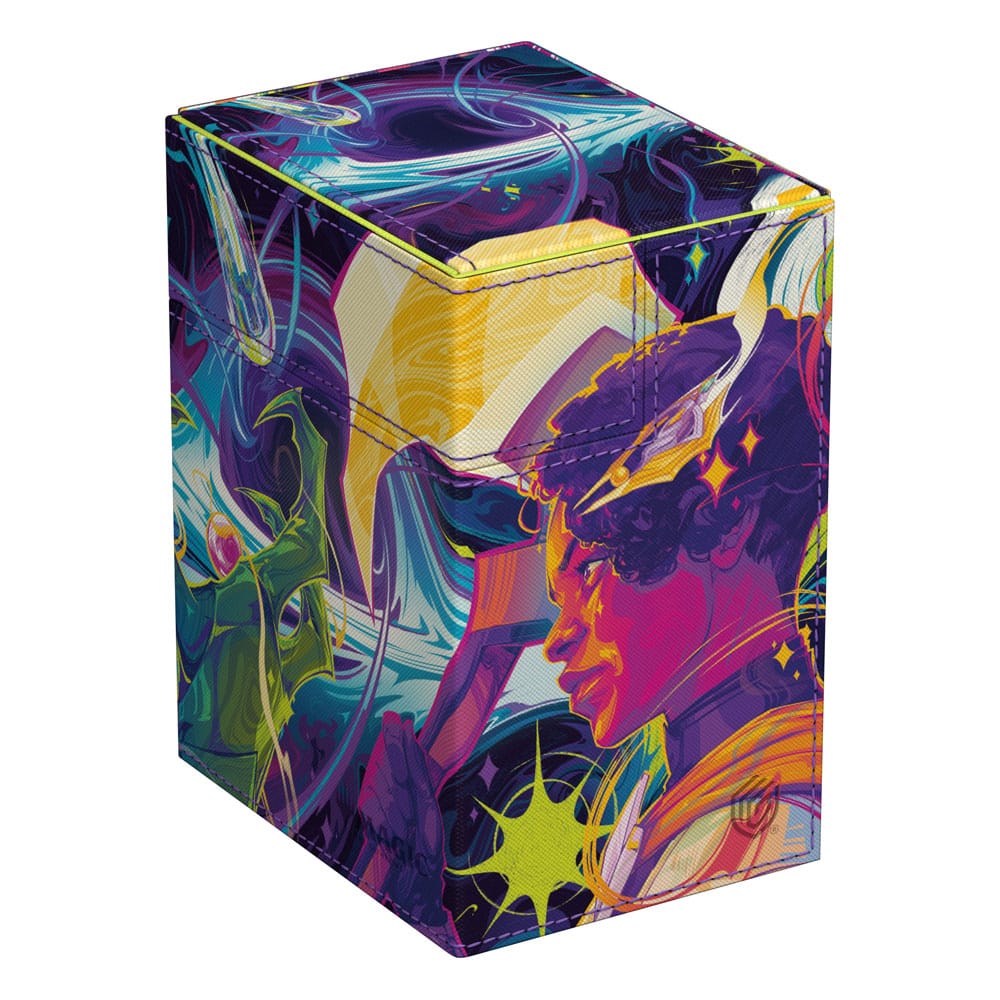 SU ORDINAZIONE Ultimate Guard Flip'n'Tray 133+ Xenoskin Magic: The Gathering "Edge of Eternities" - Haliya and Tezzeret