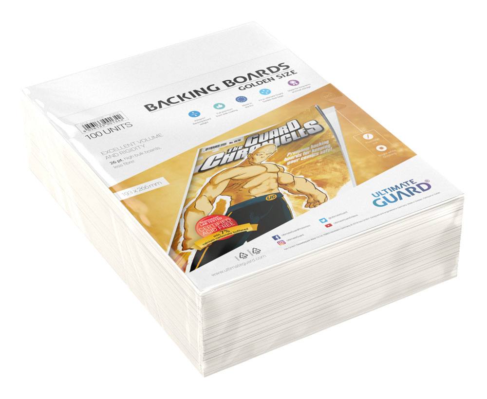 SU ORDINAZIONE Ultimate Guard Comic Backing Boards (100) - Golden Size