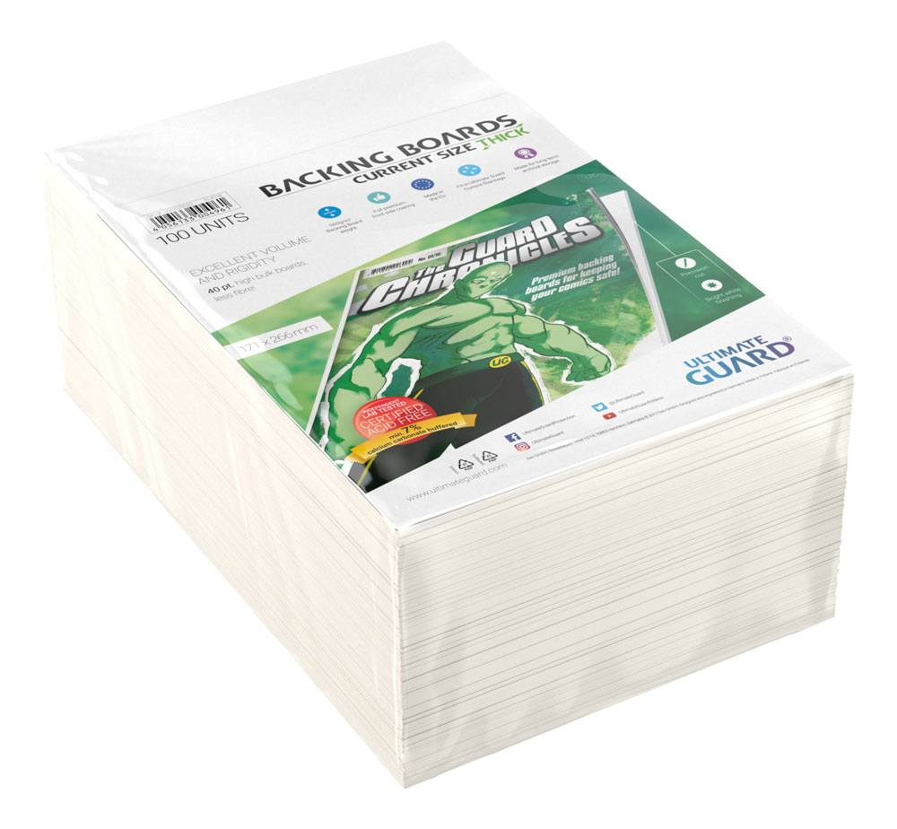 SU ORDINAZIONE Ultimate Guard Comic Backing Boards (100) - Current Size Thick