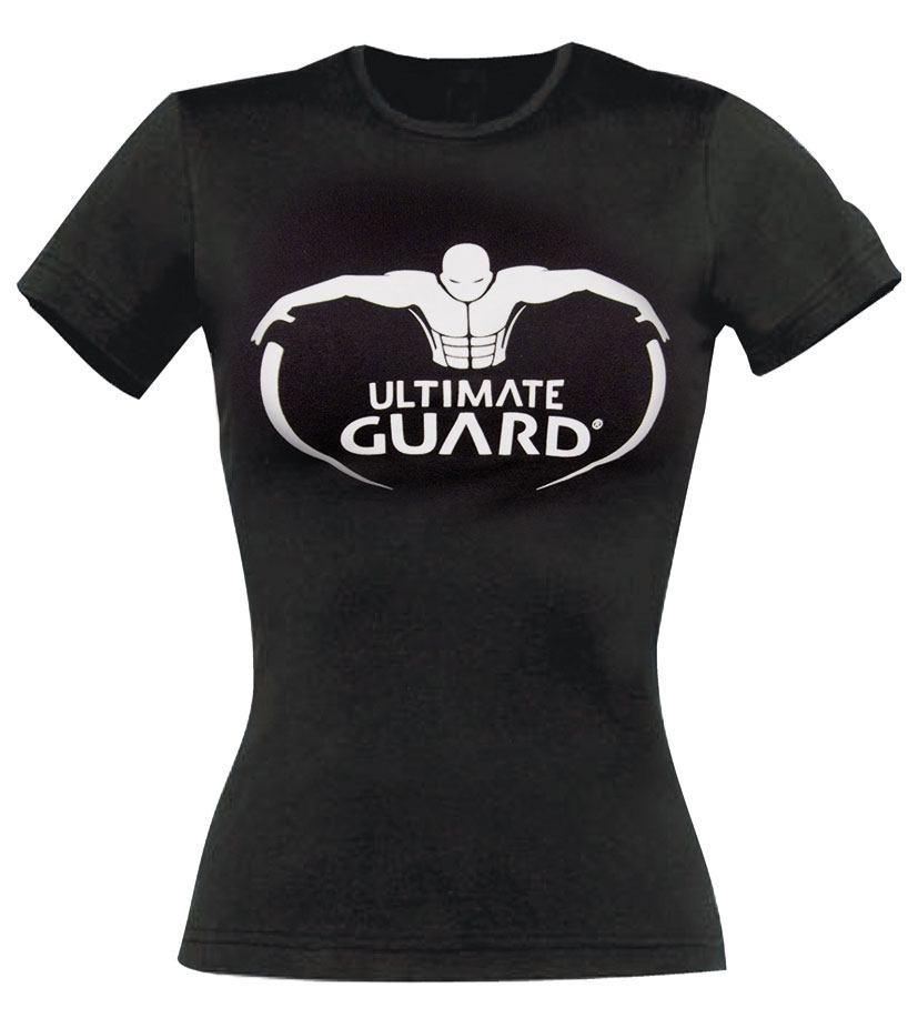 SU ORDINAZIONE Ultimate Guard Ladies T-Shirt Logo Black Size M *PREZZO SPECIALE*