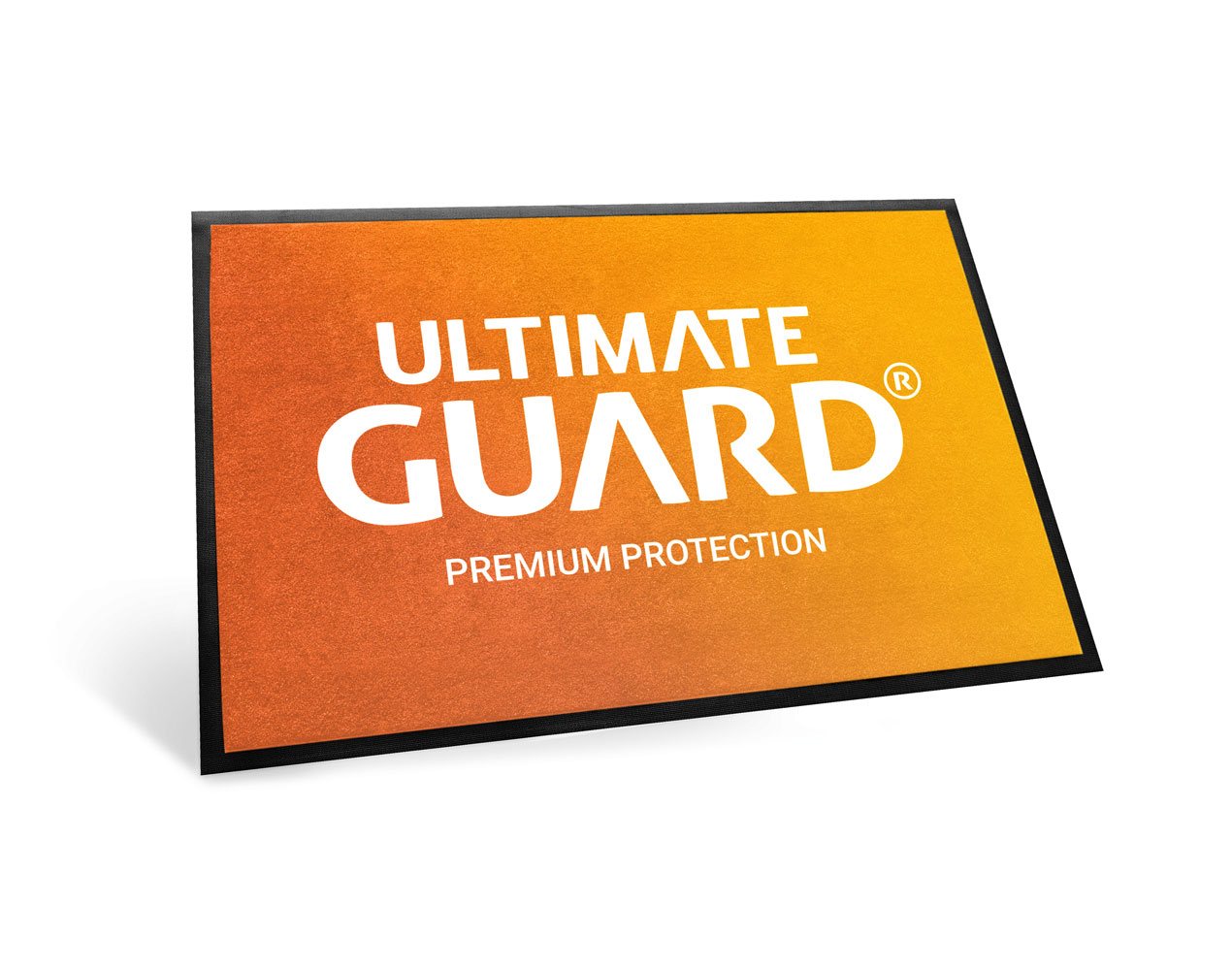 Auf Bestellung gefertigter Ultimate Guard Store Teppich 60 x 90 cm Orangefarbener Farbverlauf AUSVERKAUFT