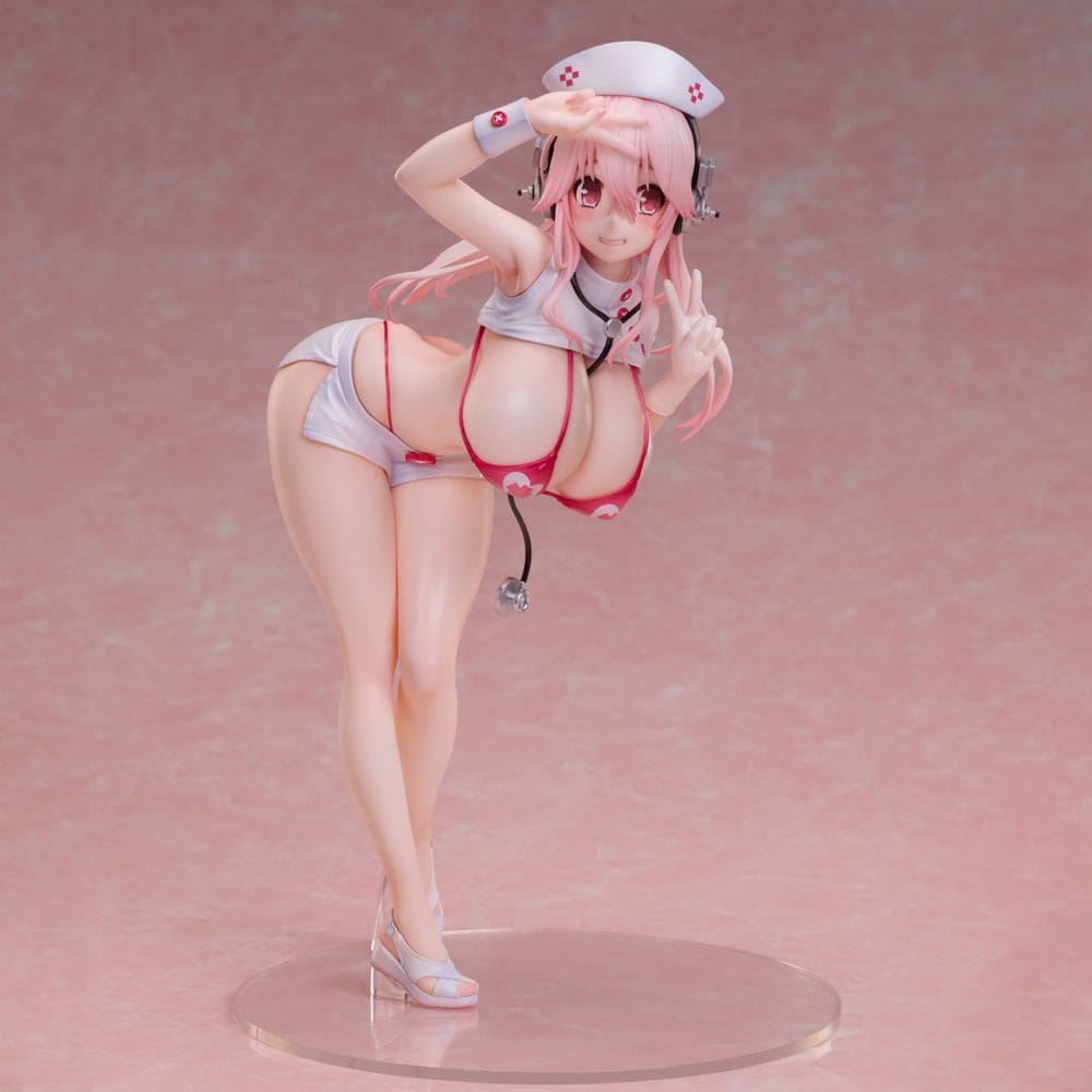 VORBESTELLUNG+ 07/2026 (NICHT STORNIERBAR) Super Sonico PVC-Statue 1/6 Super Sonico Nurse Bikini Ver. 22 cm