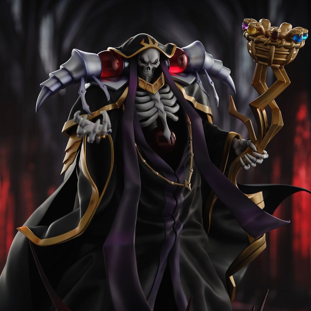 PREORDINE+ 07/2027 Overlord PVC Figure Ainz Ooal Gown 10th Anniversary so-bin Ver. 34 cm