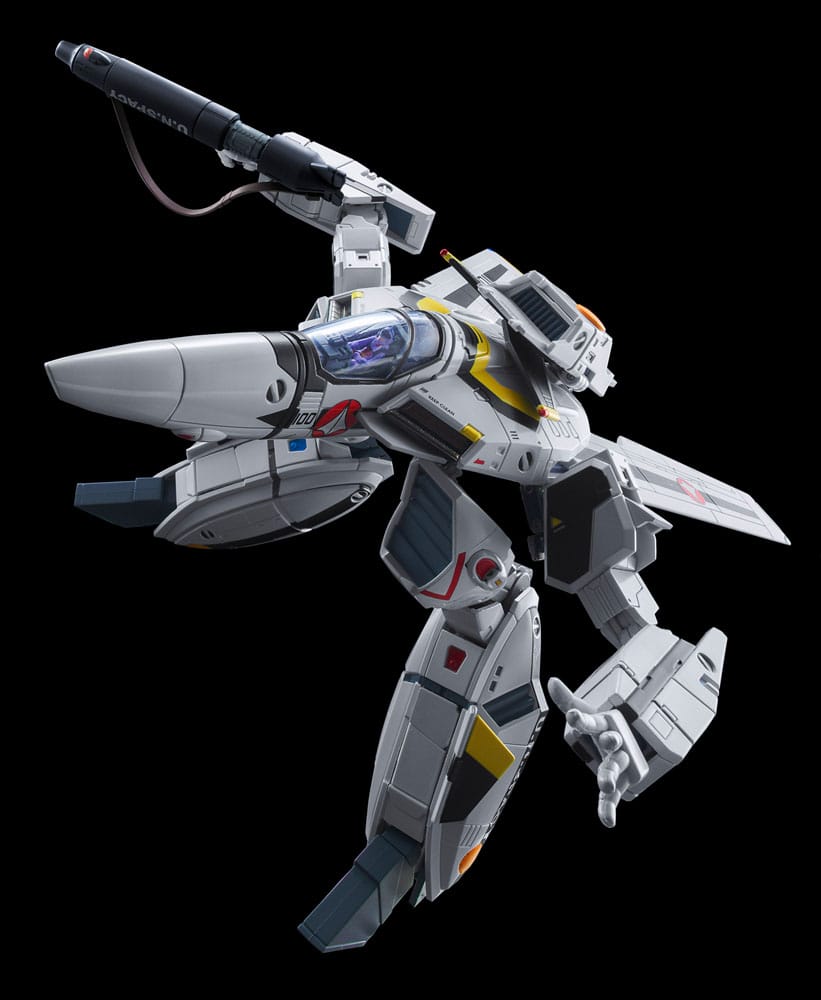 🧪 LAB | SU ORDINAZIONE Robotech Veritech Diecast Action Figure Veritech VF-1S Transformable 21 cm        