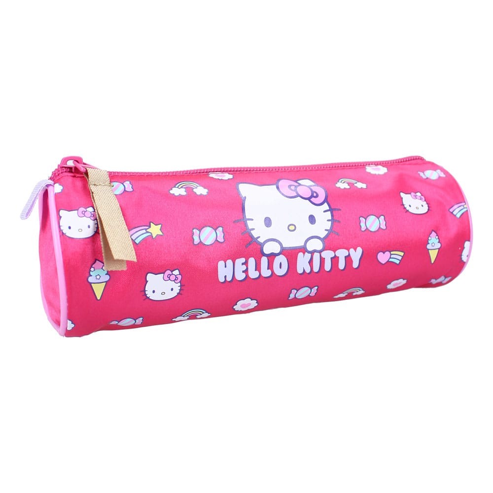 SU ORDINAZIONE Sanrio Pencil case Hello Kitty Follow The Rainbow Round