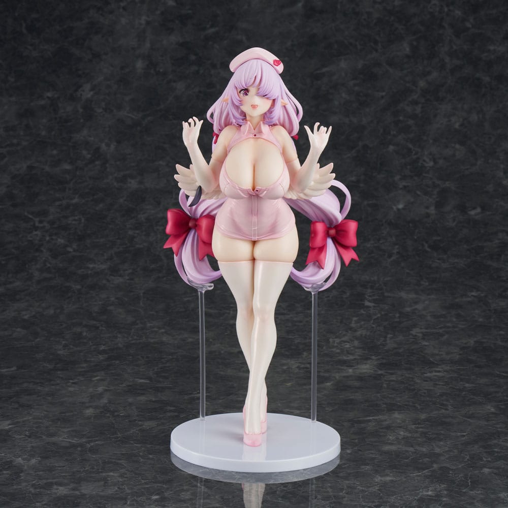 PREORDINE CHIUSO 02/2025 Original Illustration PVC Statue Nurse Fallen Angel-chan illustration by Thomas 30 cm (18+)  (PREORDINE NON CANCELLABILE)