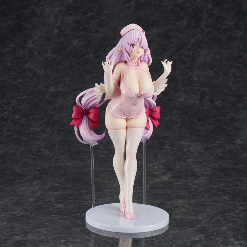 PREORDINE CHIUSO 02/2025 Original Illustration PVC Statue Nurse Fallen Angel-chan illustration by Thomas 30 cm (18+)  (PREORDINE NON CANCELLABILE)