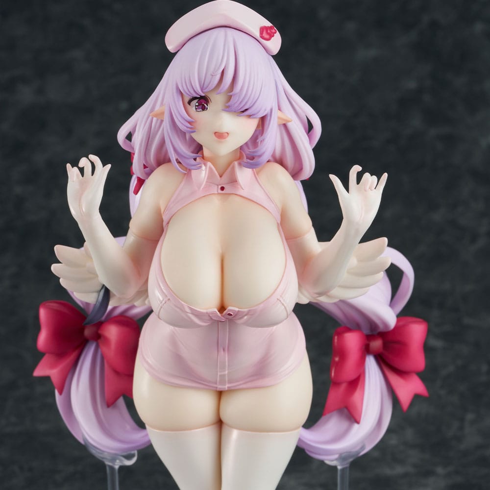 PREORDINE CHIUSO 02/2025 Original Illustration PVC Statue Nurse Fallen Angel-chan illustration by Thomas 30 cm (18+)  (PREORDINE NON CANCELLABILE)